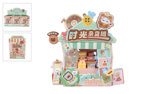 Kawaii miniatuur knutselkraampje boodschappen - groen