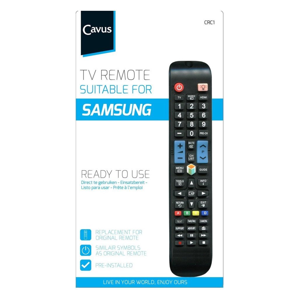 Cavus CRC1 remote control for Samsung TV