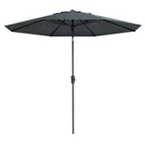 Madison Parasol Paros II luxury 300 cm Gray