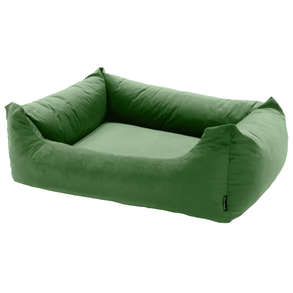 Madison Dog Led Velvet 100x80x25 cm Verde