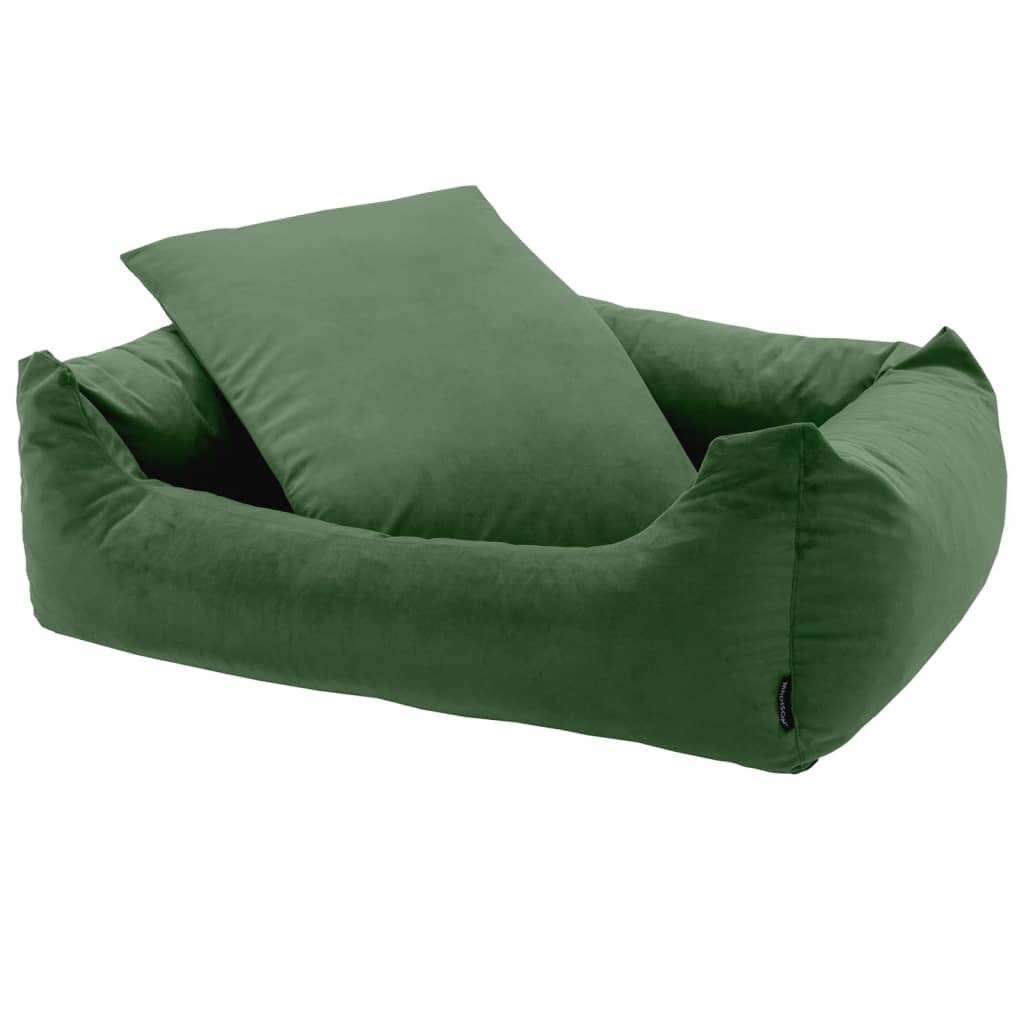 Madison Dog Led Velvet 120x95x28 cm Verde