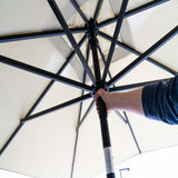 Madison Parasol Elba 300 cm Gray