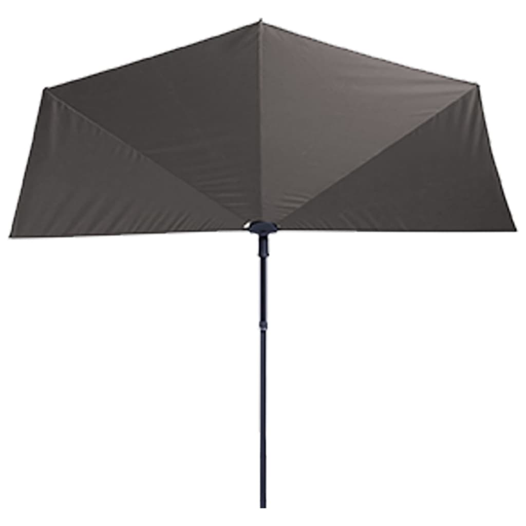 Madison Balkon Parasol Sun Wave 270x150 cm lysegrå