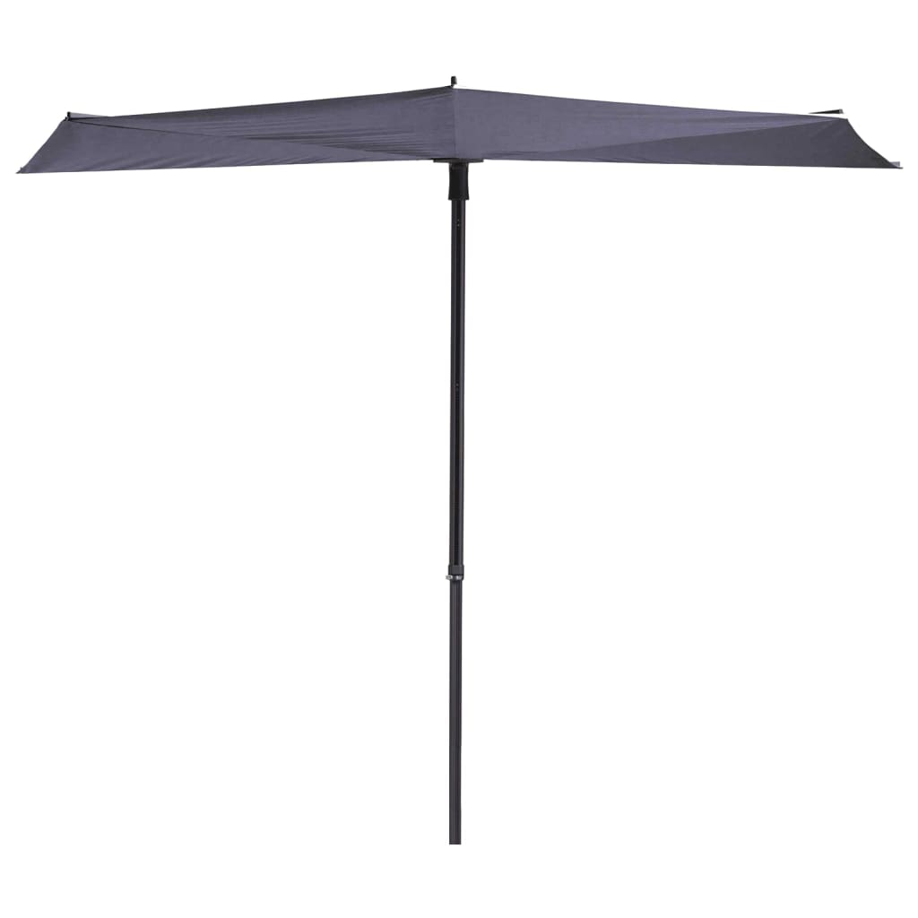 Madison balcony parasol sun wave 270x150 cm sapphire blue