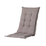 Madison Chair Cushion med hög rygg grundläggande 123x50 cm taupe