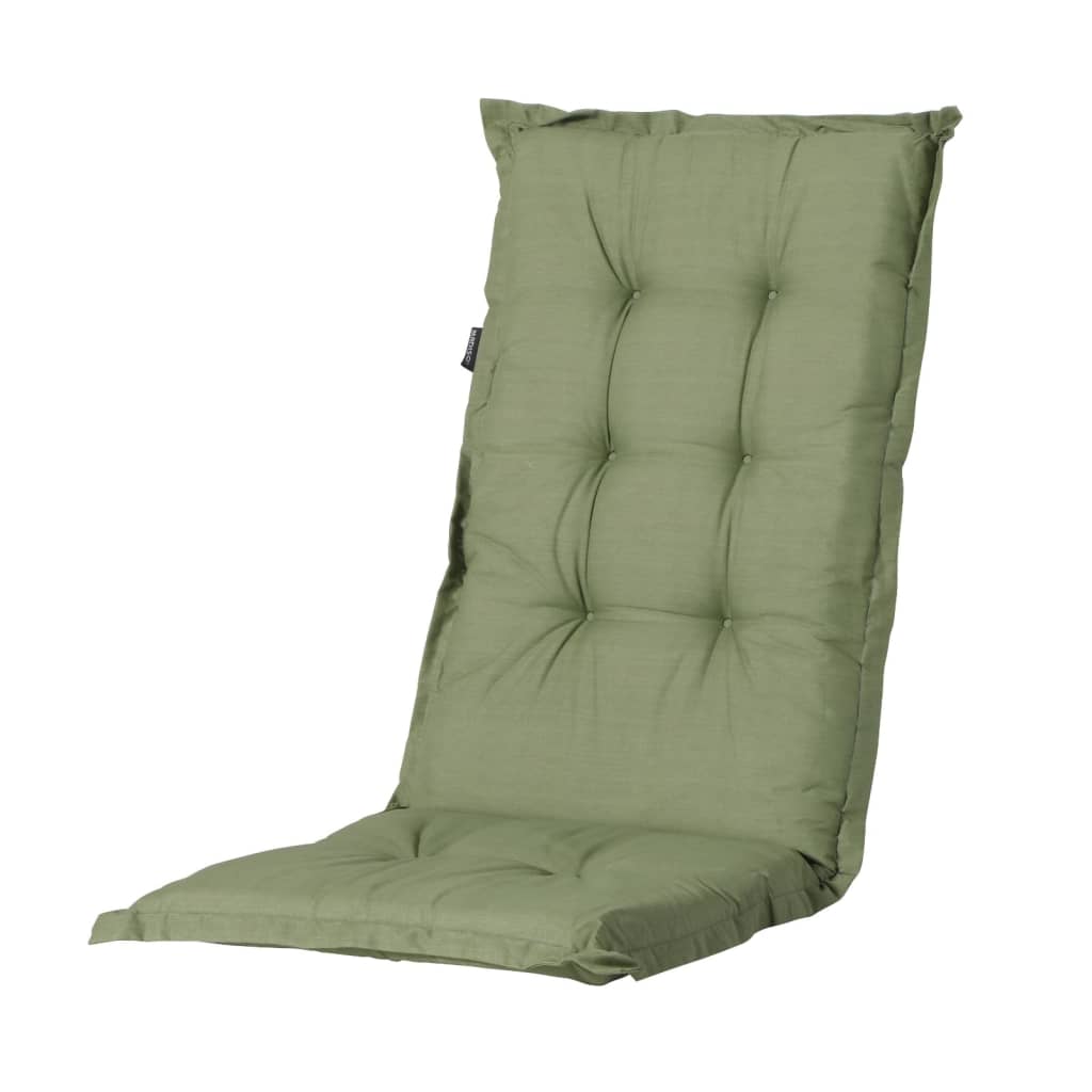 Coussin de chaise Madison avec un dos haut de base 123x50 cm vert