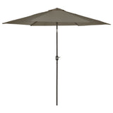 Madison Parasol Teneriffa runda 300 cm grå