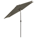Madison parasol tenerife rond 300 cm grijs