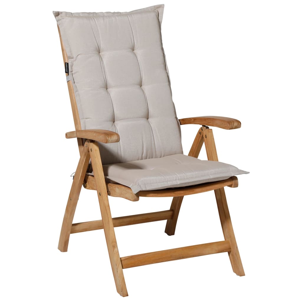 Madison Chair -pute med høy rygg Panama 123x50 cm lys beige