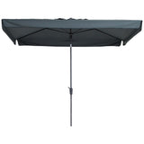 Madison Parasol Delos Luxury 300x200 cm Pac5p014 Gray