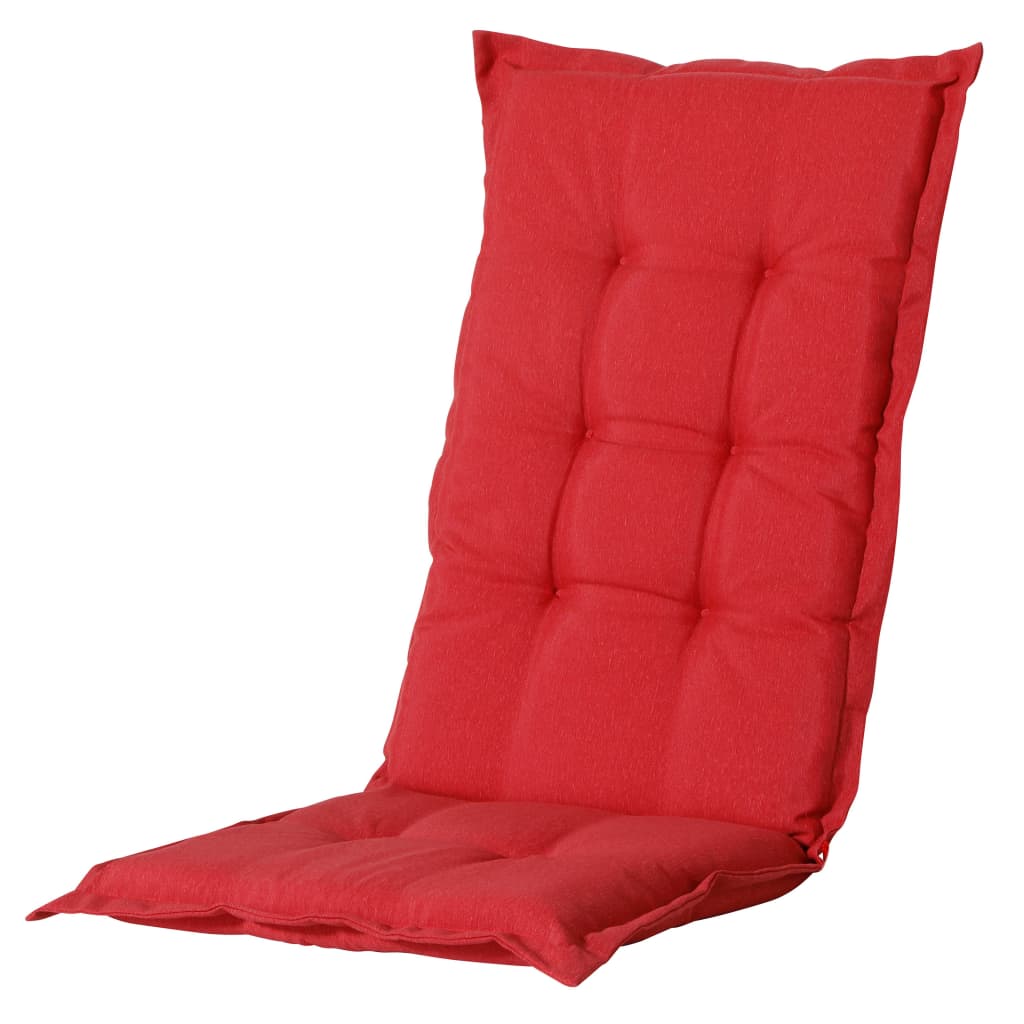 Coussin de chaise Madison avec un dos haut Panama 123x50 cm Brick Red