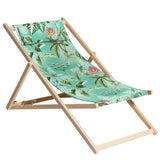 Madison Beach Chair Mauele 55x90x87 cm Blu in legno