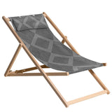 Madison Beach Chair Demi 55x90x87 cm trägrå