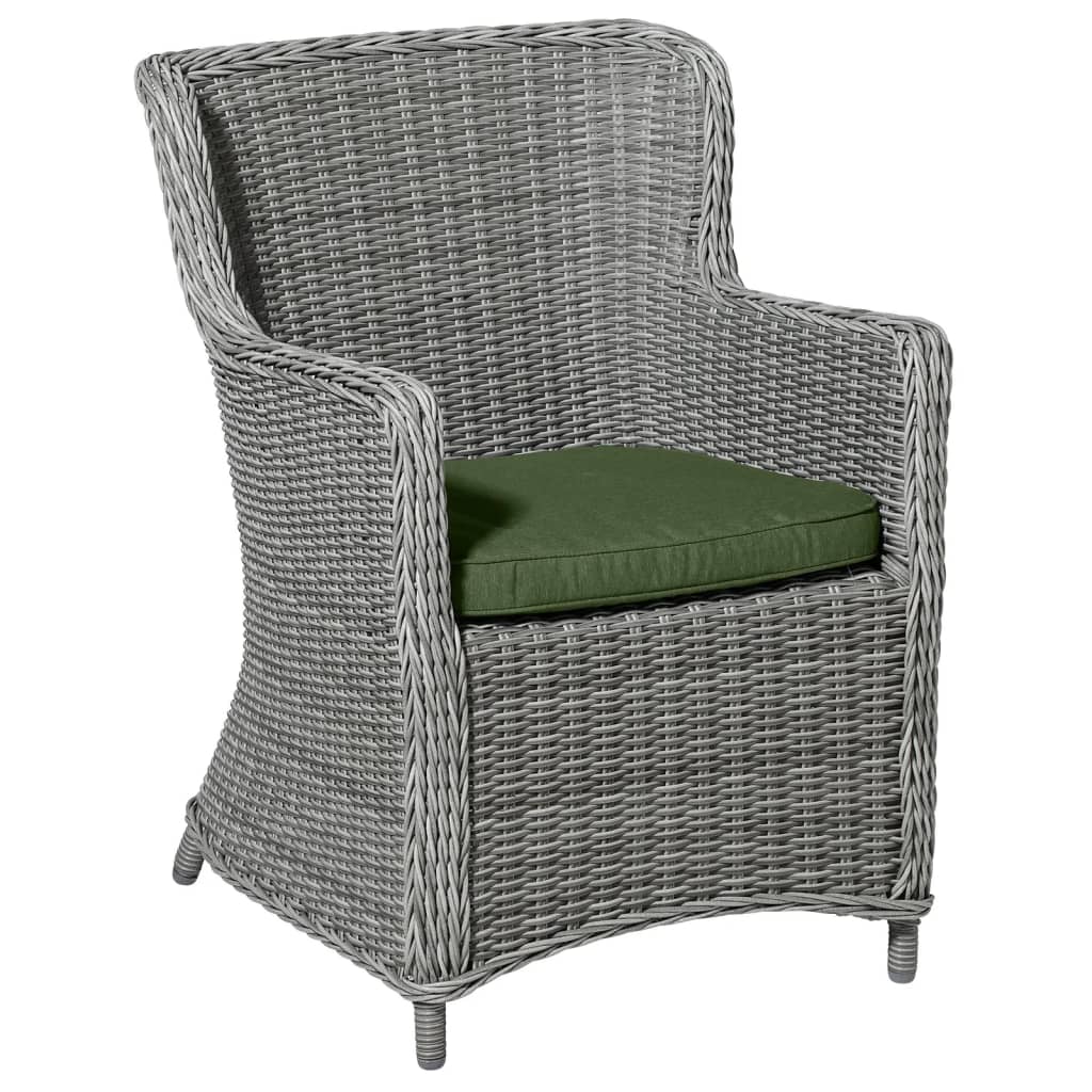 Cojín de asiento de Madison para silla de jardín de mimbre Panamá 48x48 cm verde