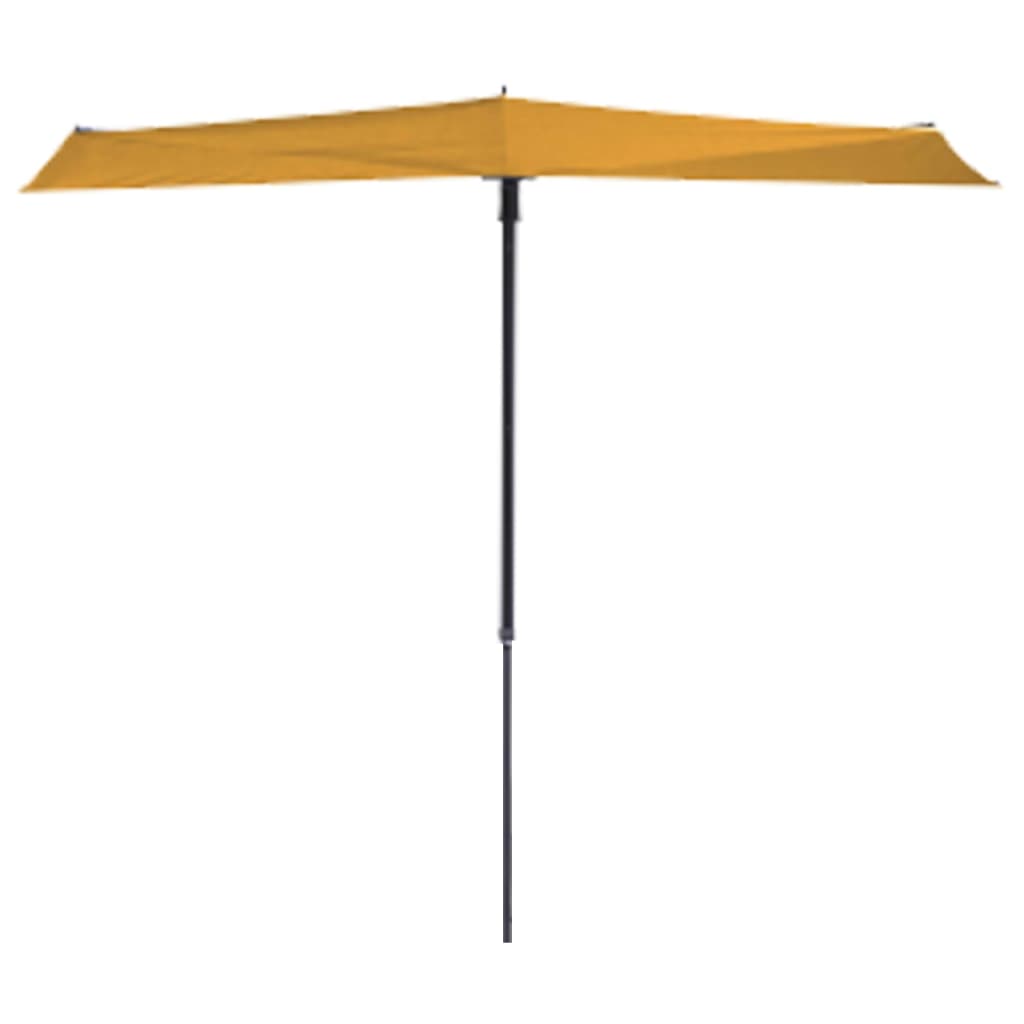 Madison Balcony Parasol Sun Wave 270x150 cm Zlatá žlutá