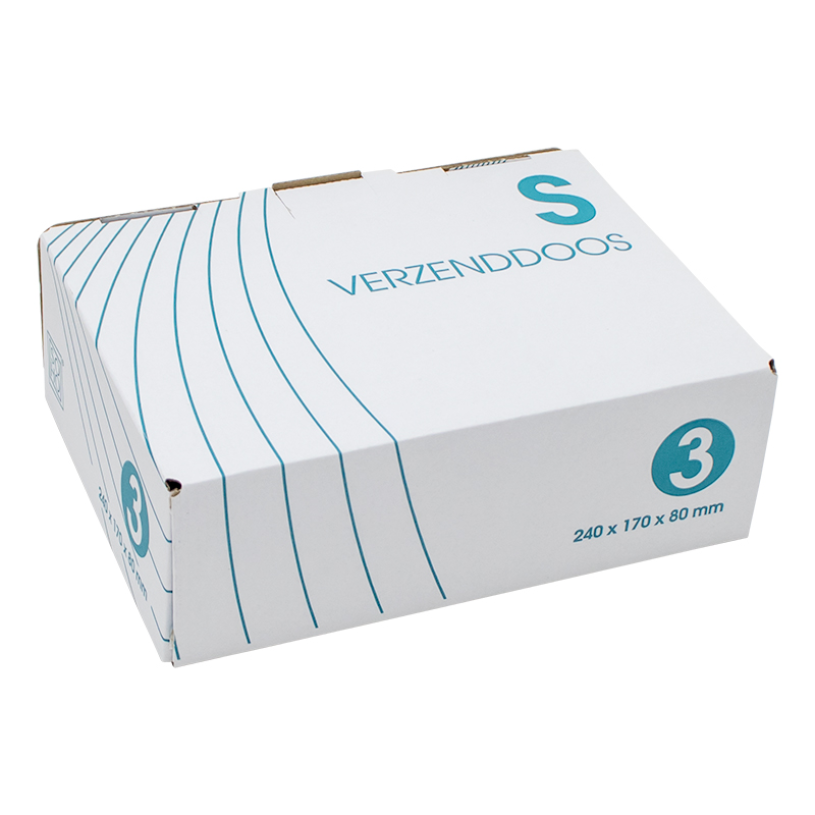 Verzenddoos 3 s 240x170x80mm