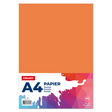 Papier a4 110gr 100 vel - oranje