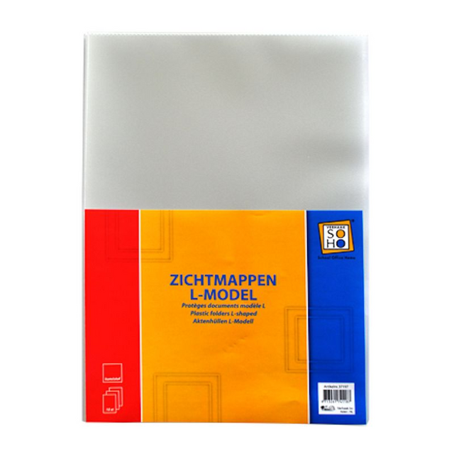 Soho zichtmappen l-model a4 10 stuks