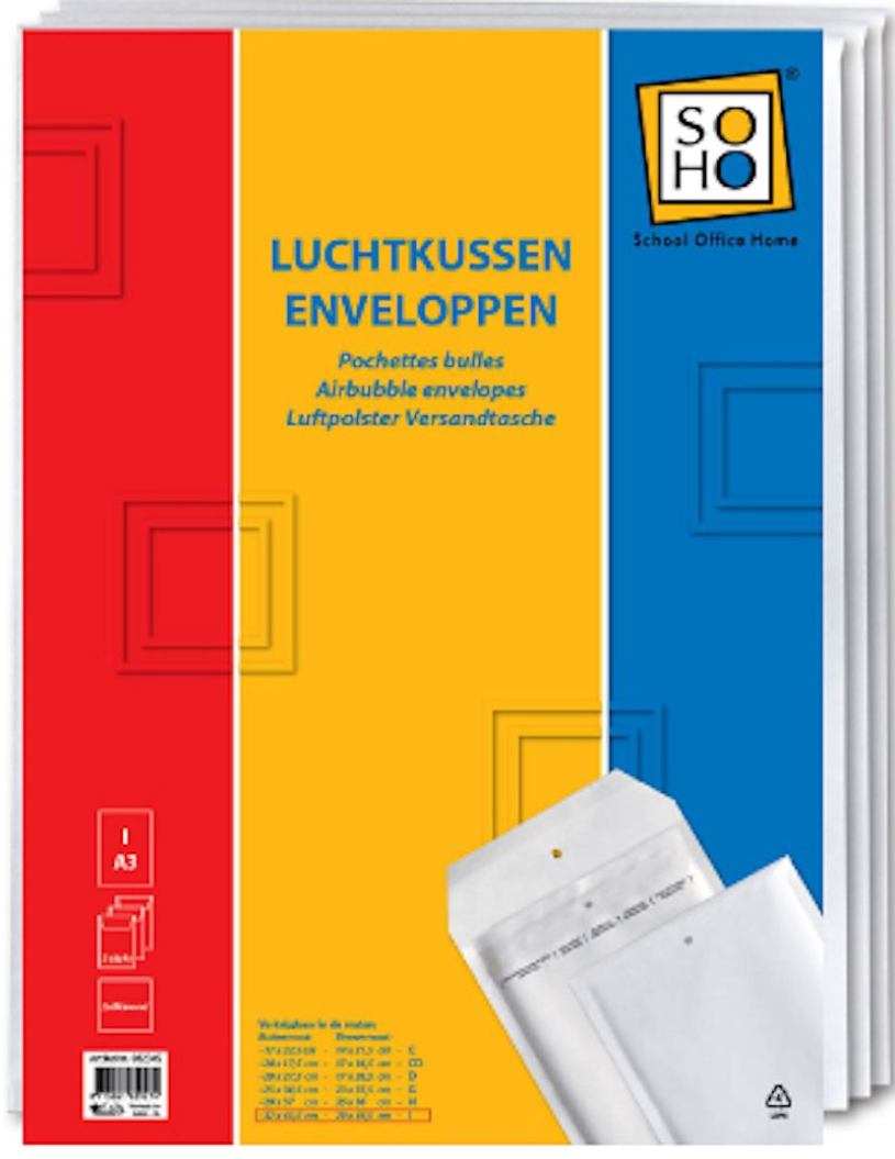 Soho envelop luchtkussen i19 a3 3 stuks