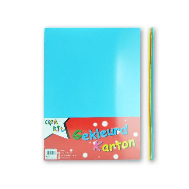 Crea-kit gekleurd karton a4 160 gr 50 vel
