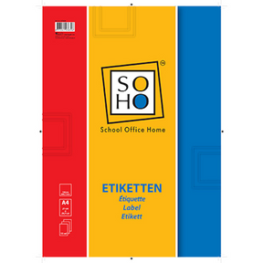 Soho etiketten a4 199x289mm 10 vel