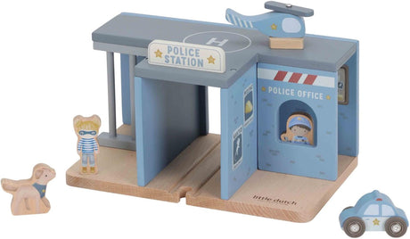 Little dutch politie speelgoedset fsc houten speelset voor kinderen.