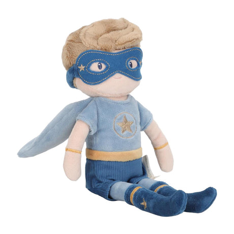 Little dutch superhero knuffelpop jim - 35 cm