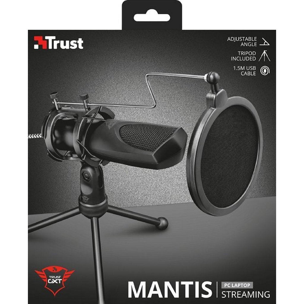 Trust GXT 232 Mantis USB streamování mikrofonu černé