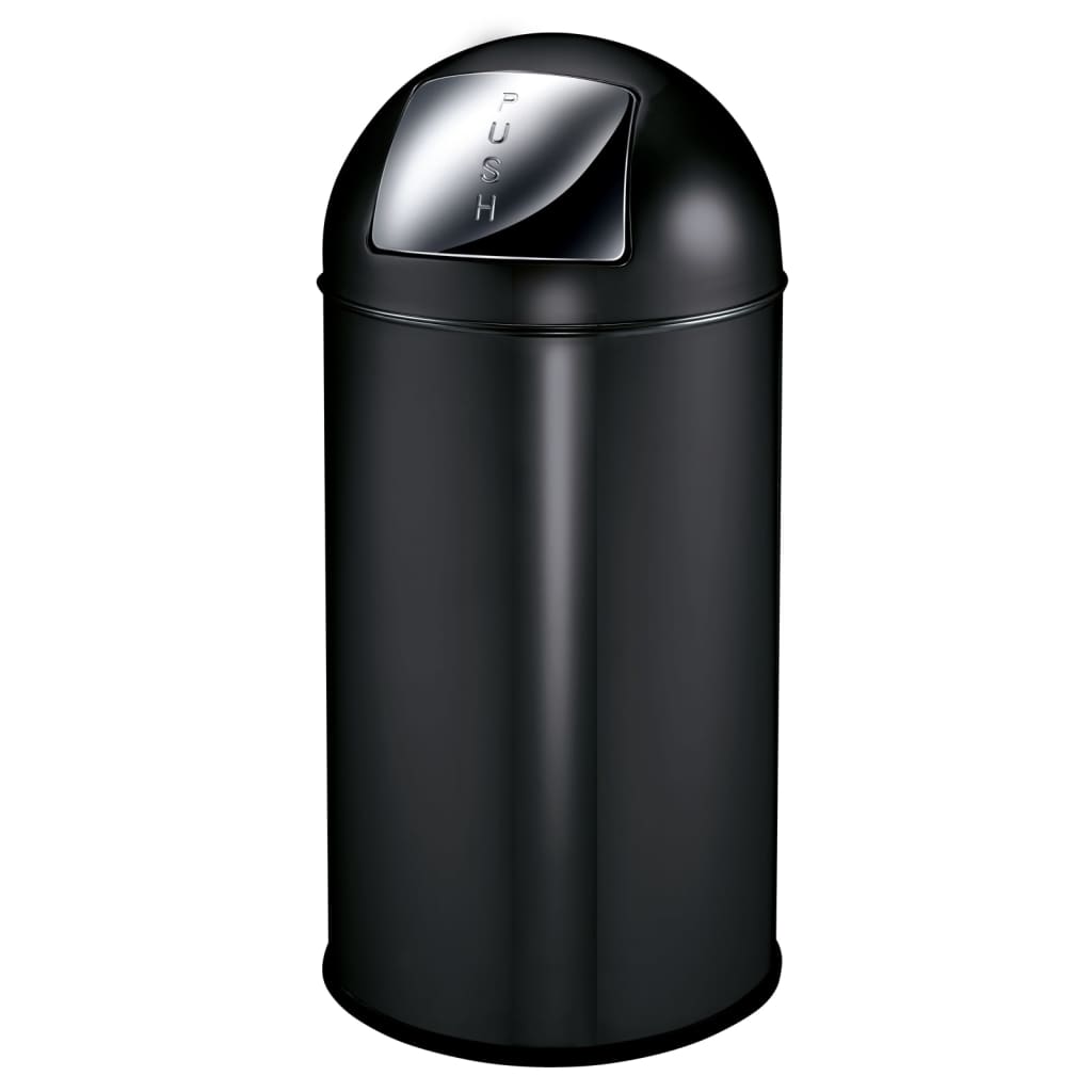 Eko Eko Waste Bin con tapa de presión 40 L Matte Black