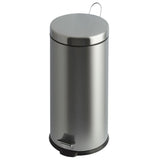 Eko Eko Pedal Bin 30 L Mat de plata de color plateado