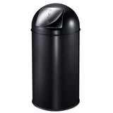 Eko Eko Waste Bin con tapa de presión 40 L Negro