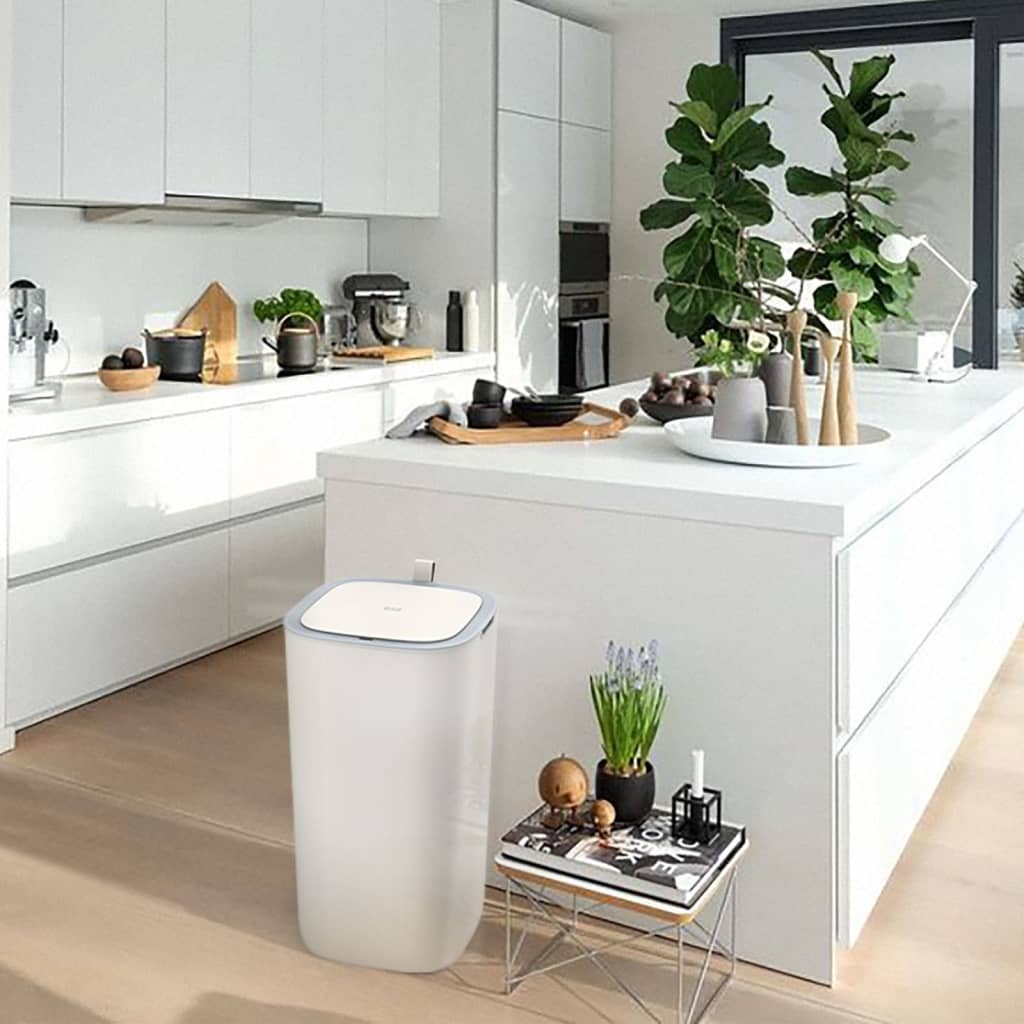 Eko Eko Waste Bin con sensor Morandi 30 L blanco