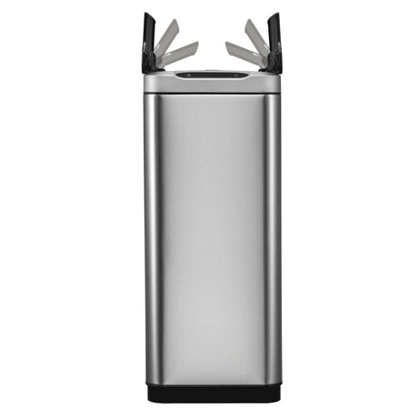 Eko vuilnisbak met sensor phantom 2x20 l matzilverkleurig