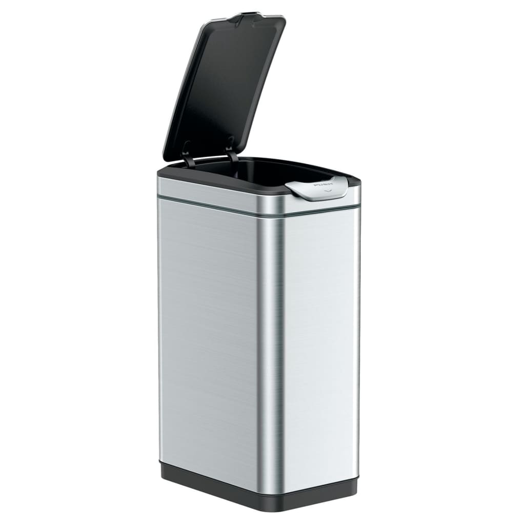 Eko Eko Waste Bin Touch Bar Tina 30 L Matzilverklegig