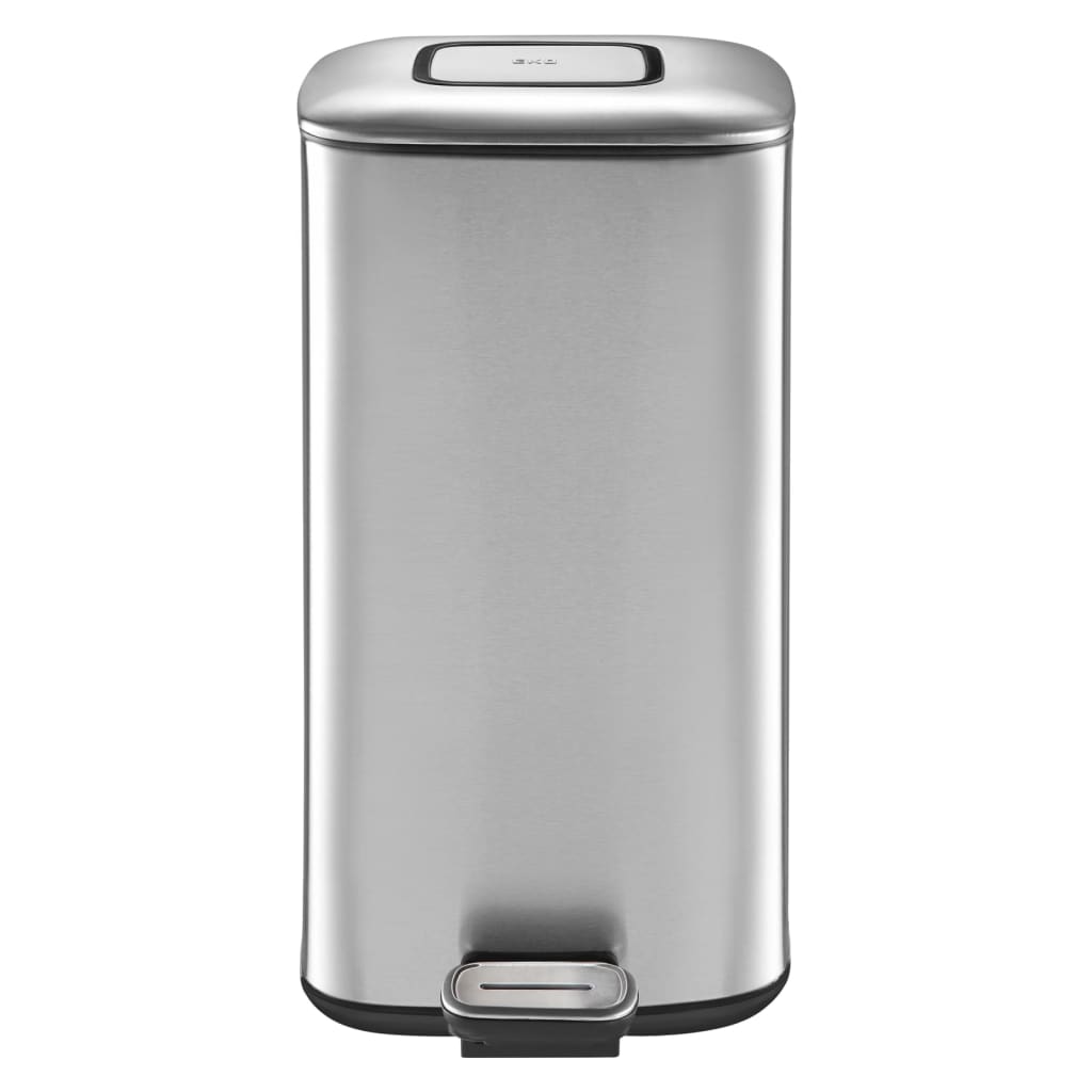 Eko Eko Pedal Bin Rains 20 L Mat de plata de color plateado