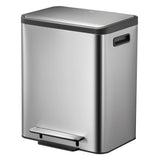 Eko eko pedal bin ecocasa 2x15 l sat de plata