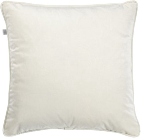 Dutch decor finn sierkussen 45x45 cm velvet effen kleur snow whiteinclusief binnenkussen