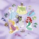 Totum disney princess knutselset 5 fashion prinsessen versieren met 1000+ strass steentjes - diamond painting knutselen creatief speelgoed