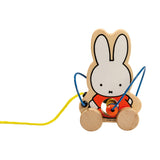 Miffy -Holz -Trek -Figur mit Perlen