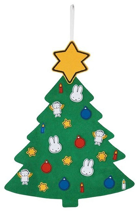 Bambolino nijntje vilten kerstboom in bewaarkoffer - 75 x 100 cm - 20-delig - peuter en kleuter speelgoed - voor meisjes en jongens - vanaf 3 jaar - speelgoed kinderen - toys