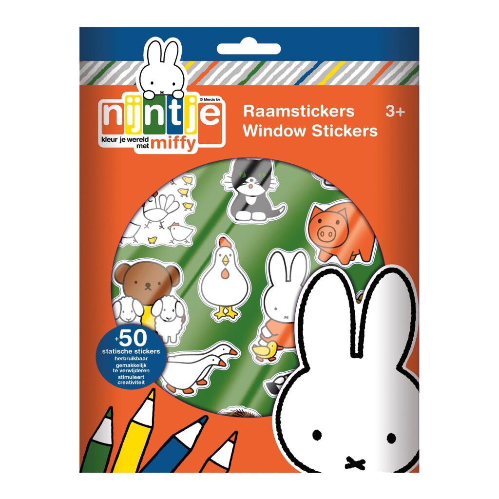 Miffy Window -klistremerker