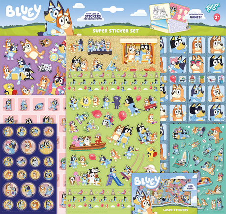Totum bluey super sticker set
