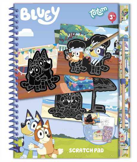 Totum bluey scratchbook