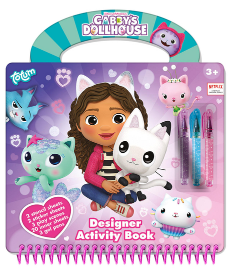 Totum gabby's dollhouse designer activity book