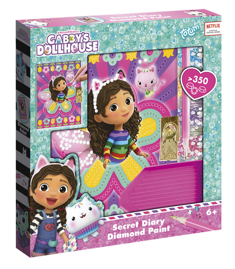 Totum gabby's dollhouse diamond paint dagboek