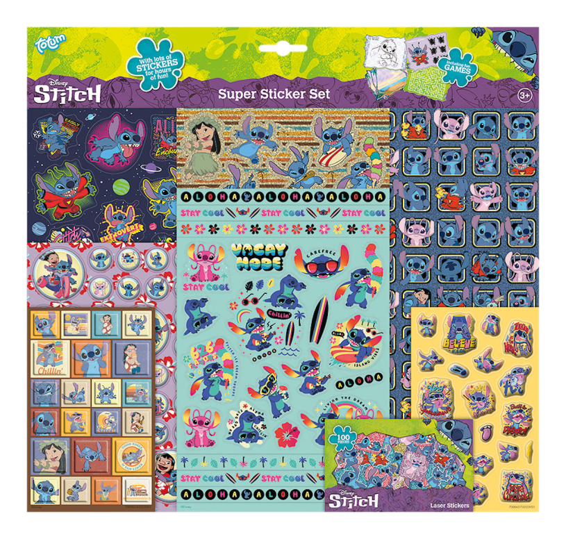 Totum stitch super sticker set