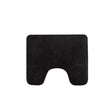 Dutch house toiletmat caen 60x50 cm zwart