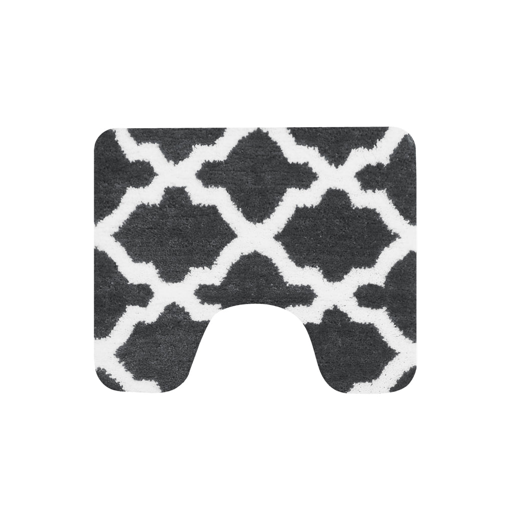 Hollandsk hus Toulon toilet Mat 60x50 cm Anthracite White