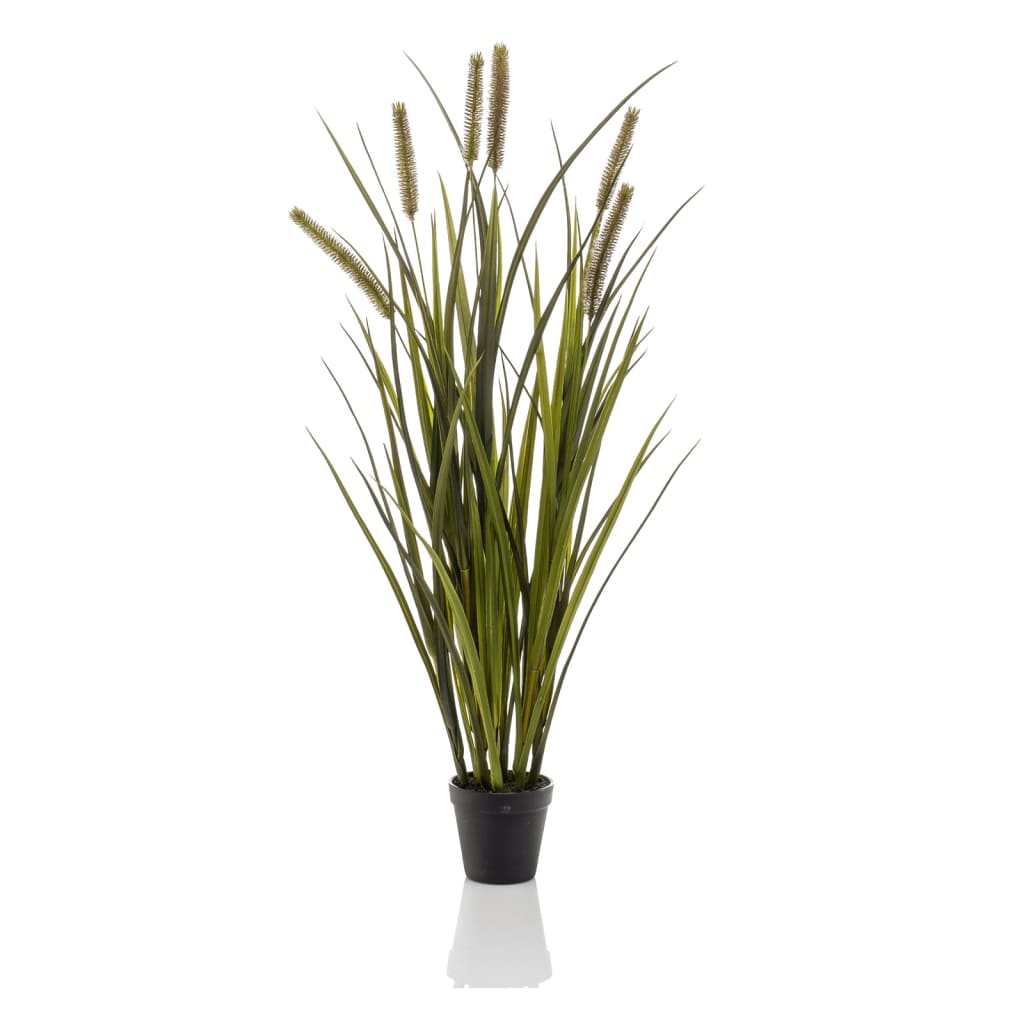 Emerald Emerald Art Plant in pot cat tail grass 85 cm