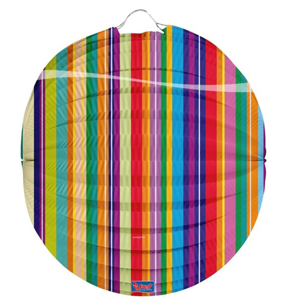 Stripes de lanternes folates 22 cm